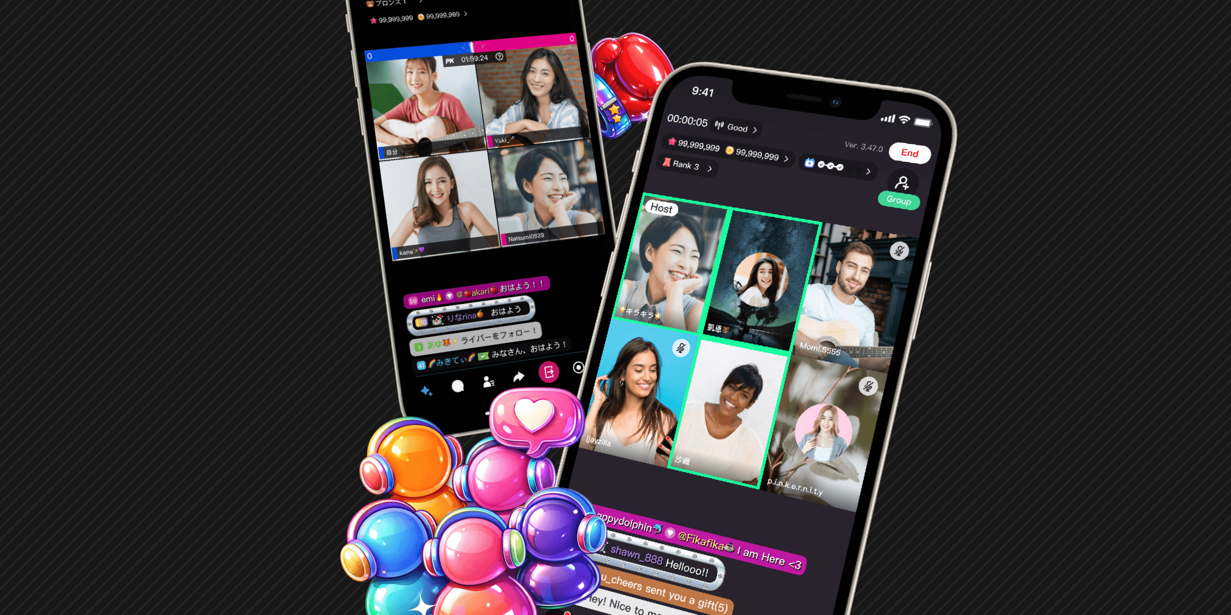 Increasing Participation and Interaction Through Group Live Systems